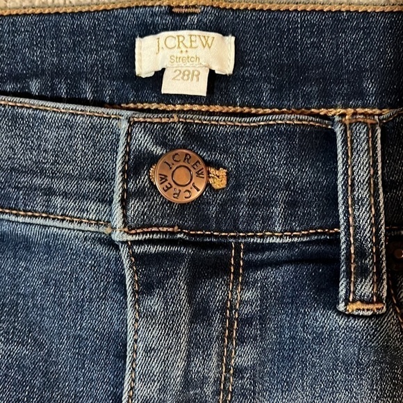 J. Crew Straight Stretch Blue Jeans - Picture 3 of 5